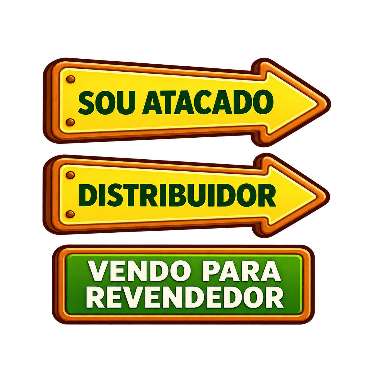Placa Sou Atacado / Distribuidor