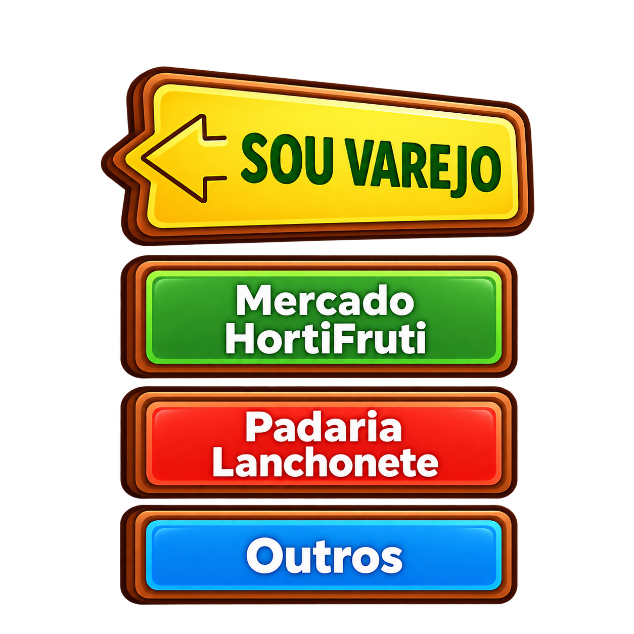 Placa Sou Varejo