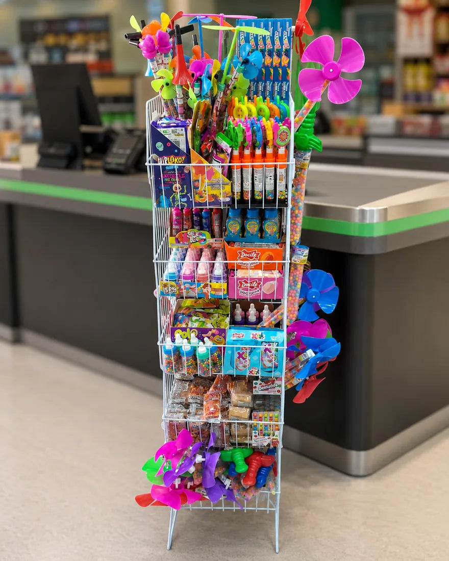 Display Charmoso próximo ao caixa
